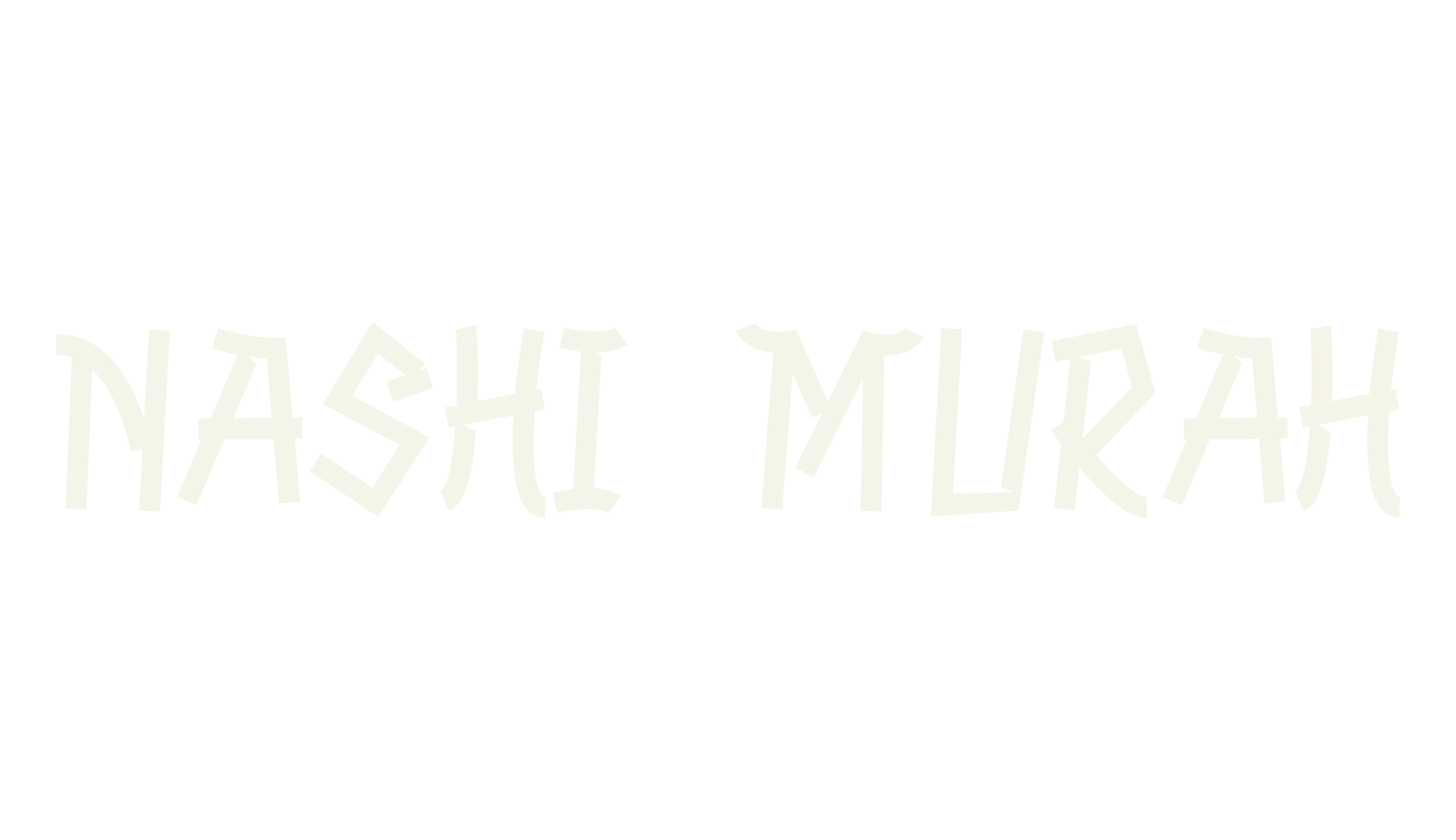 NASHI MURAH, japanese font preview