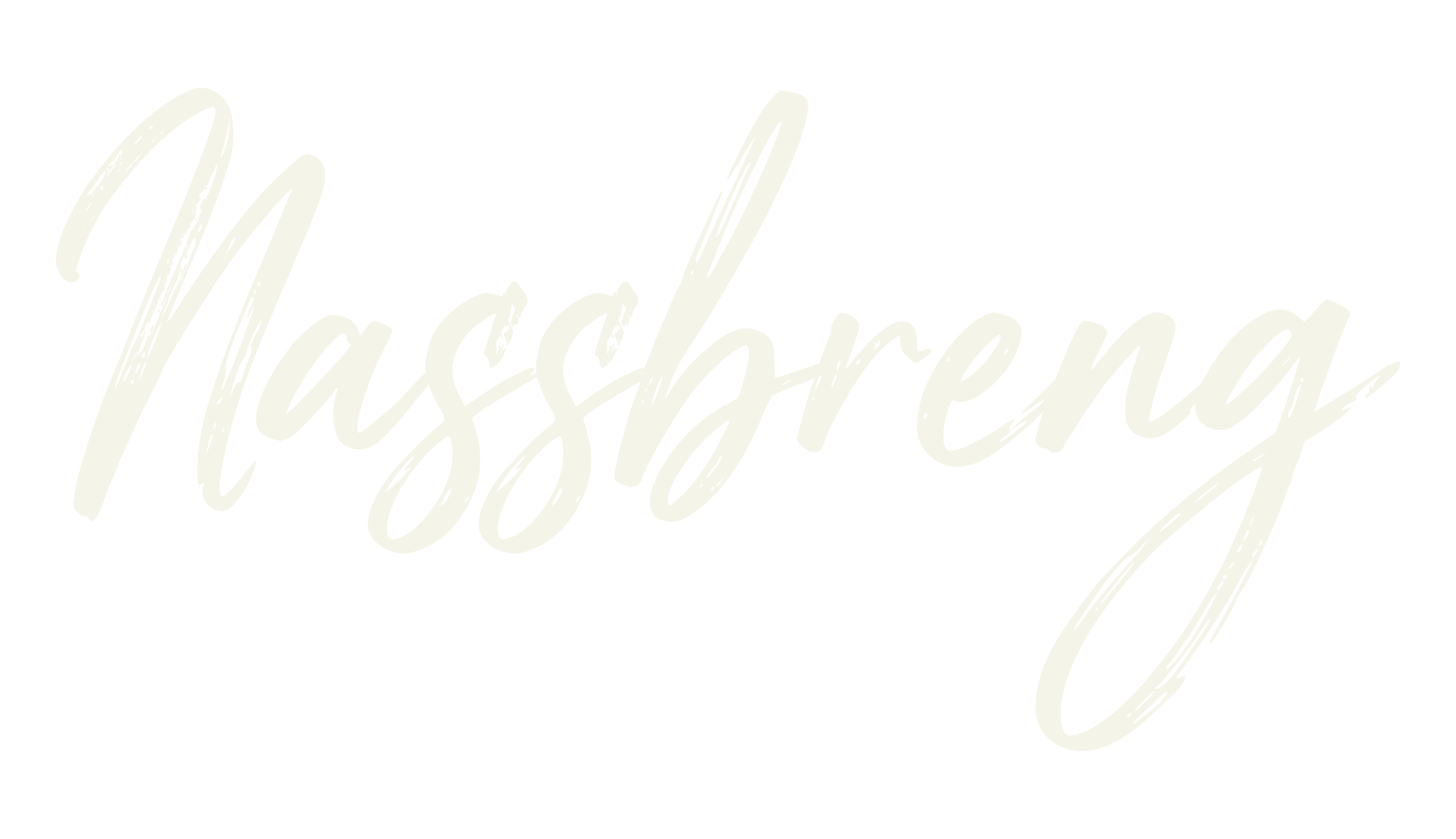 Nassbreng, handwriting font preview