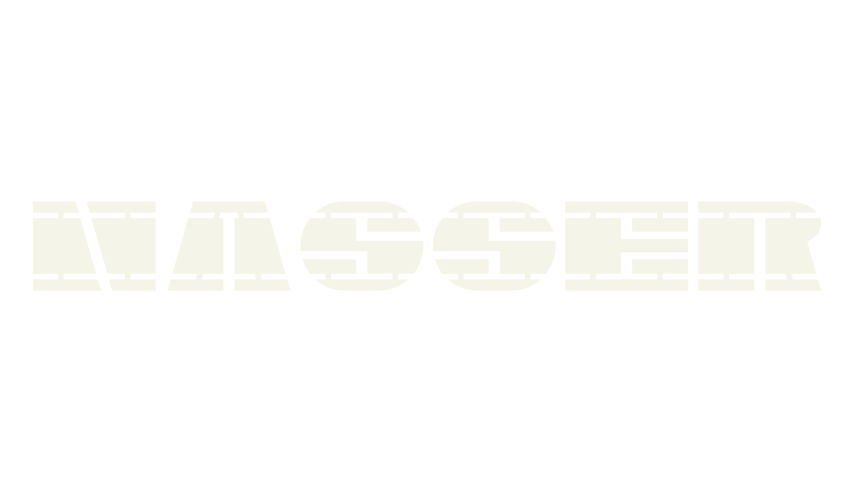 Nasser, bizarre font preview