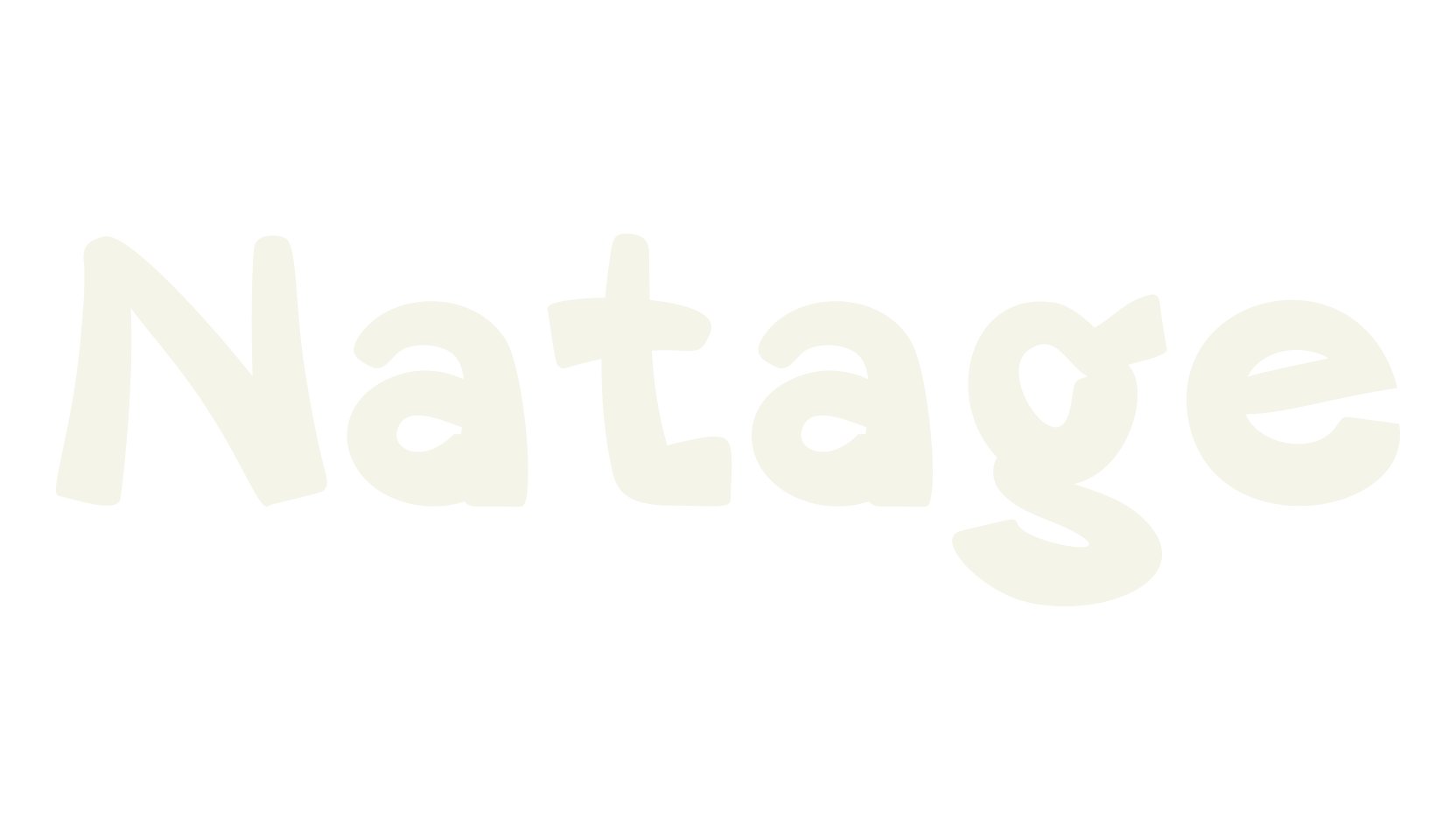 Natage, handwriting font preview