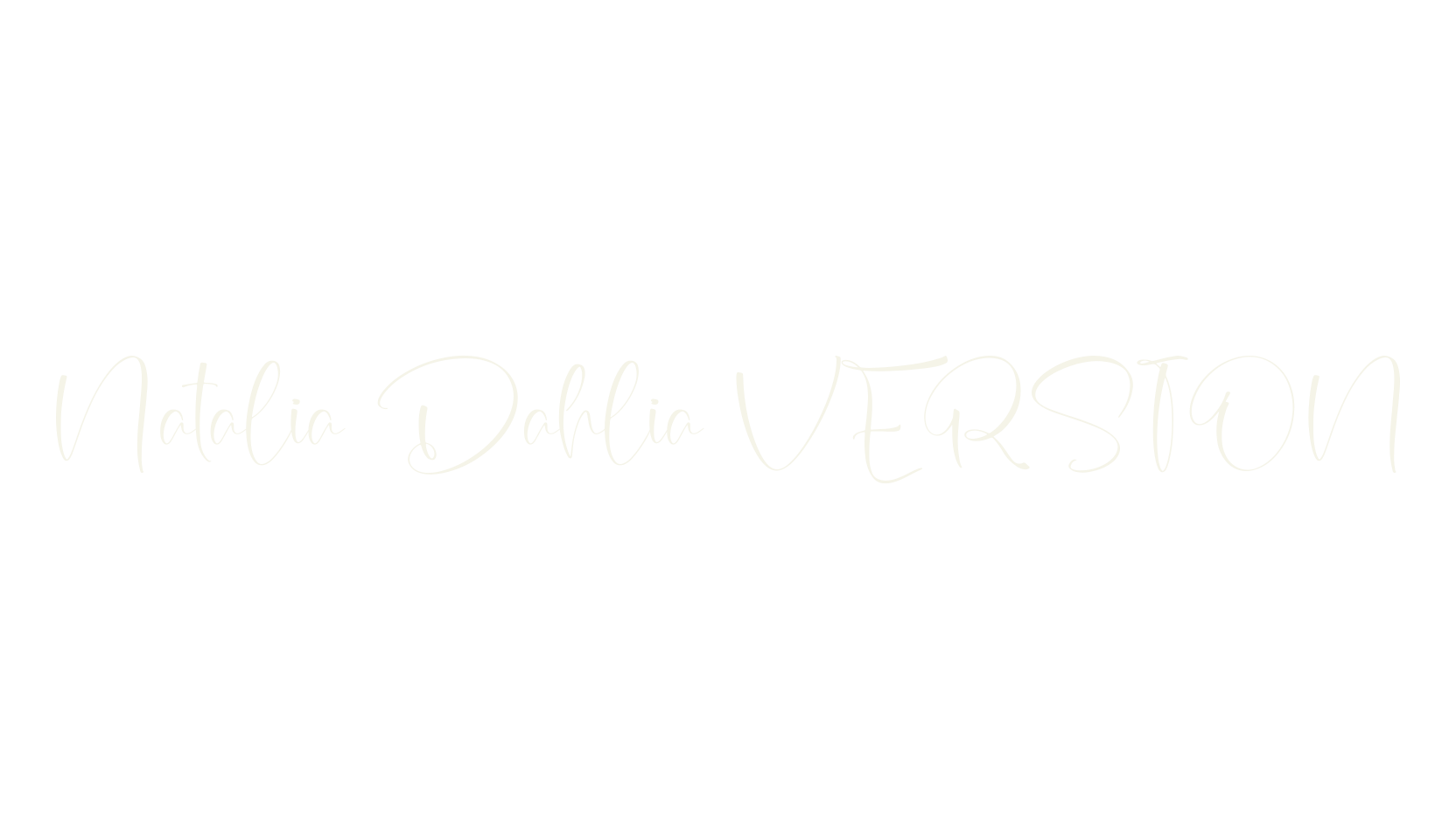 Natalia Dahlia VERSION, script font preview