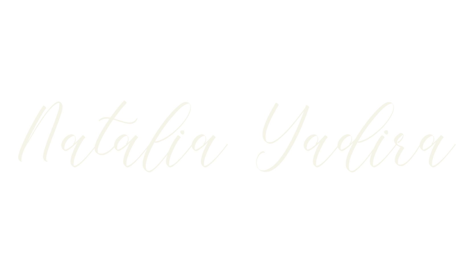 Natalia Yadira, calligraphy font preview