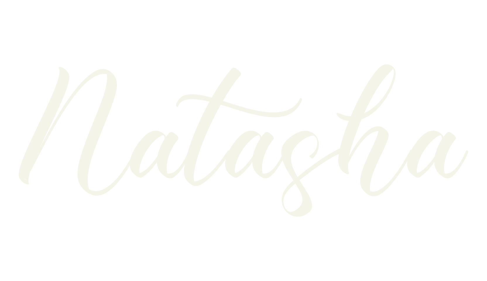 Natasha, calligraphy font preview