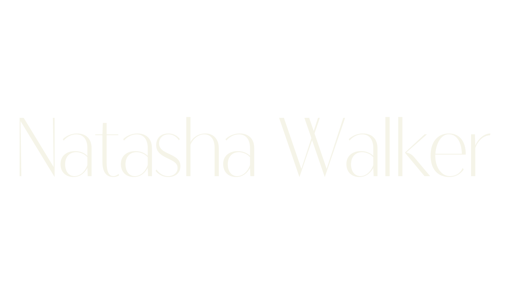 Natasha Walker, sans serif font preview
