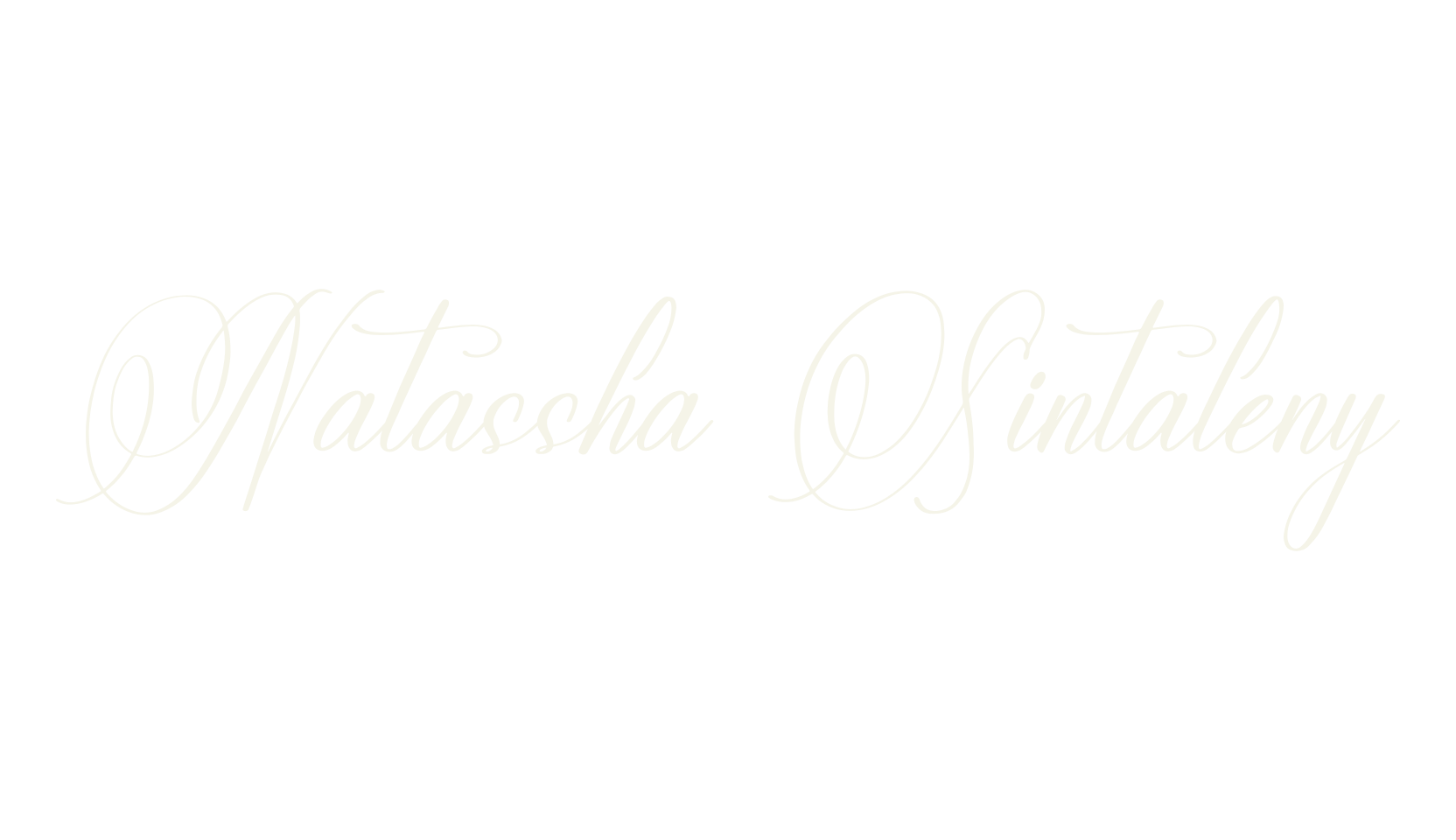 Natassha Sintaleny, script font preview
