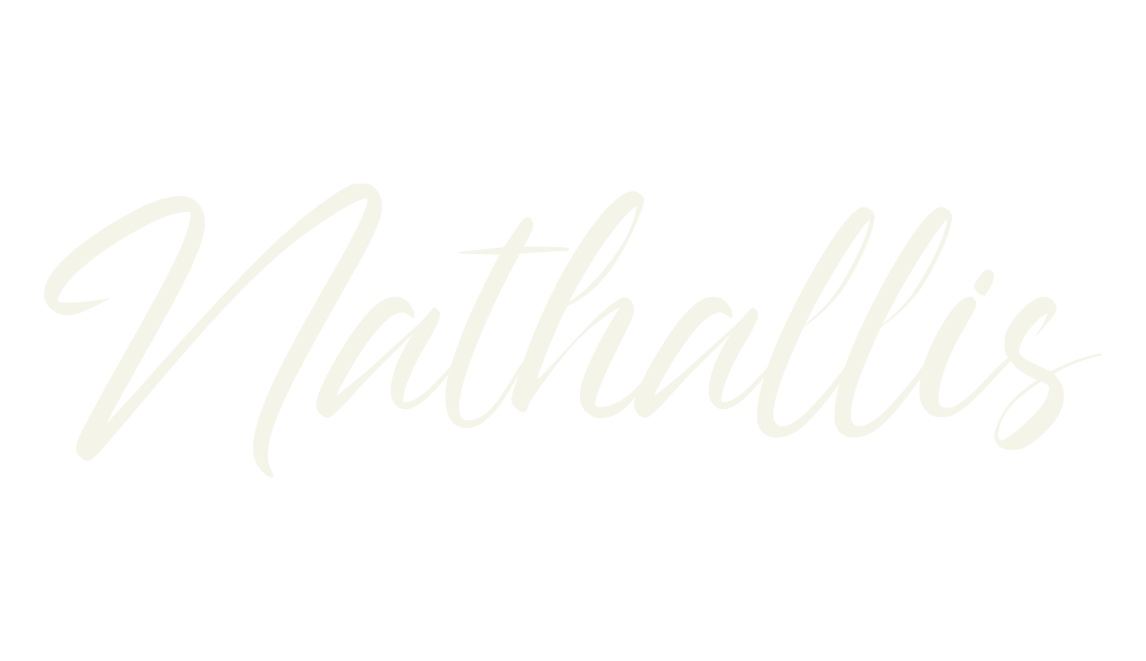 Nathallis, whimsical font preview