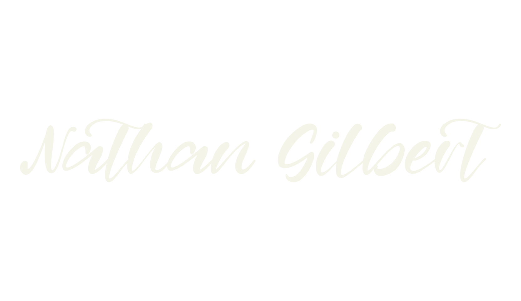 Nathan Gilbert, fashion script font preview