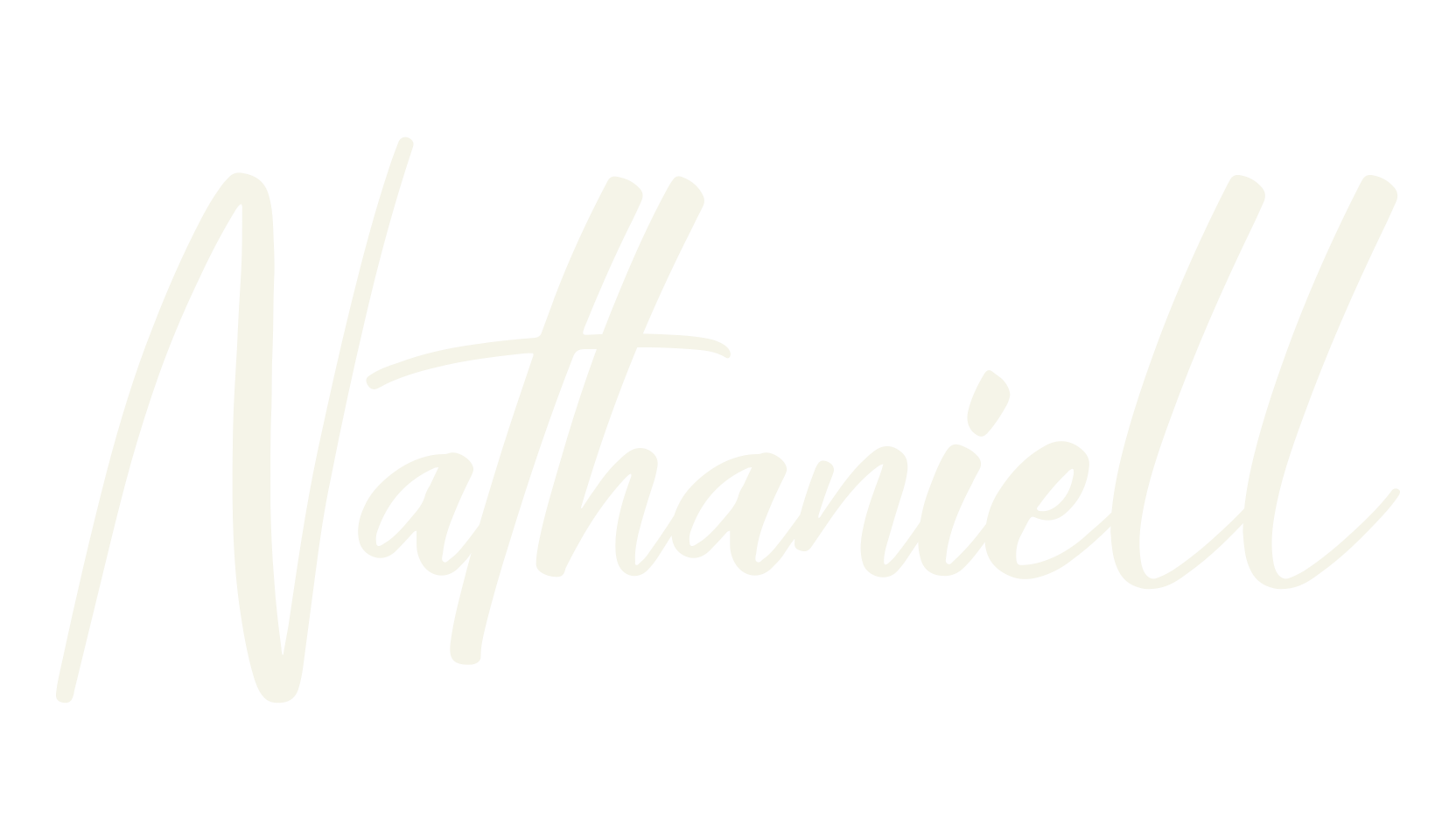 Nathaniell, cursive font preview