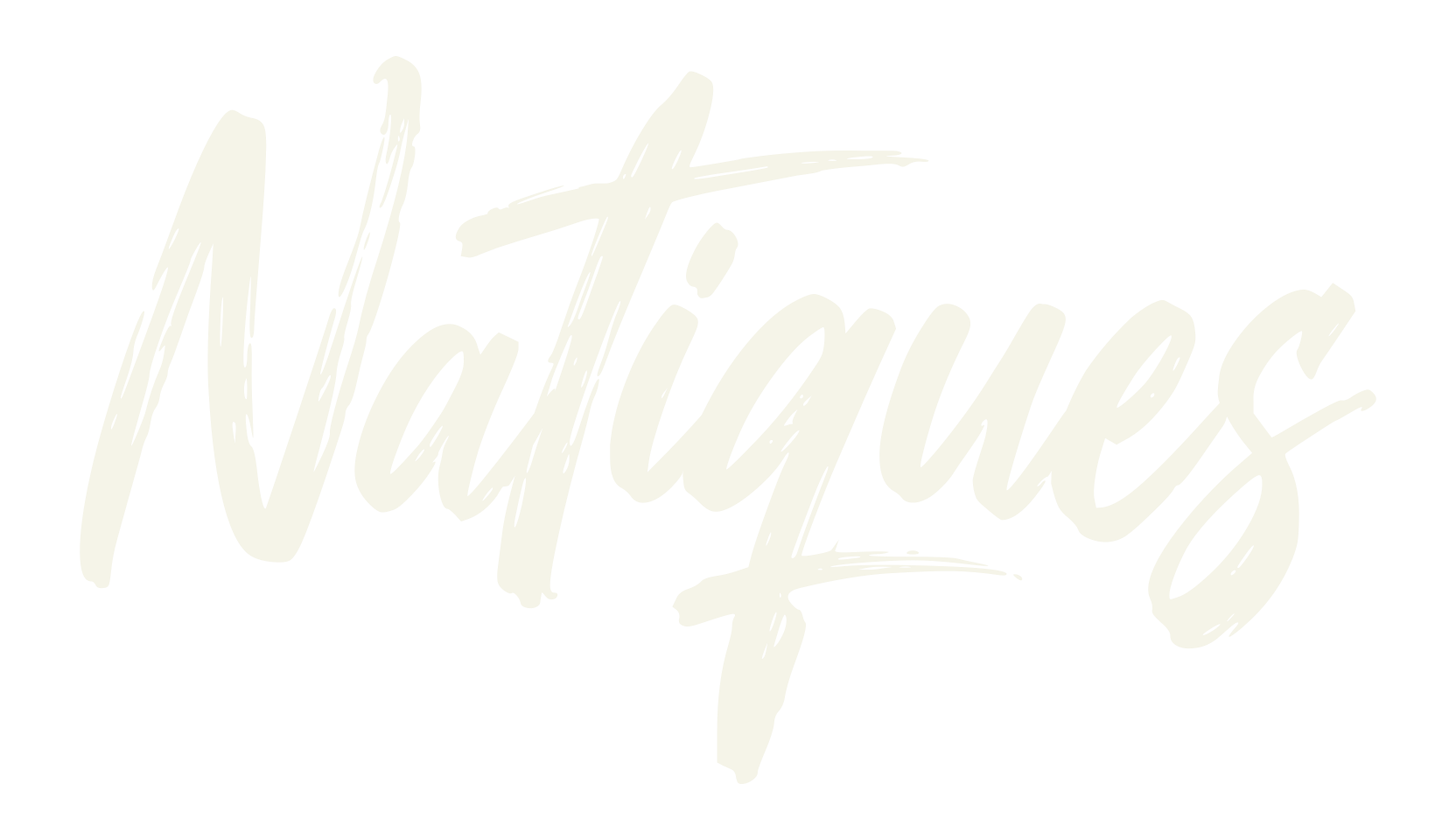 Natiques, script font preview