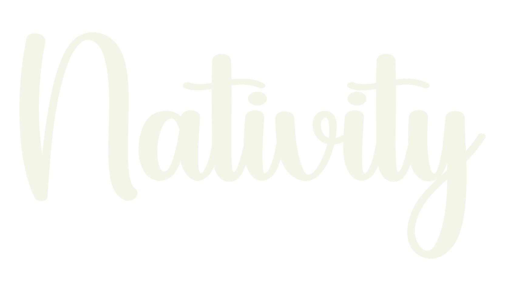 Nativity, calligraphy font preview