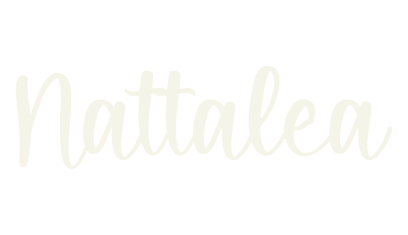 Nattalea, lettering font preview