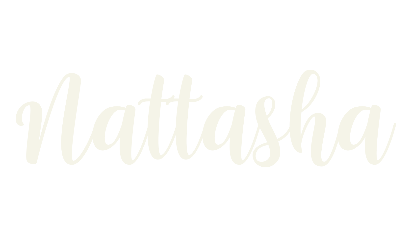 Nattasha, calligraphy font preview
