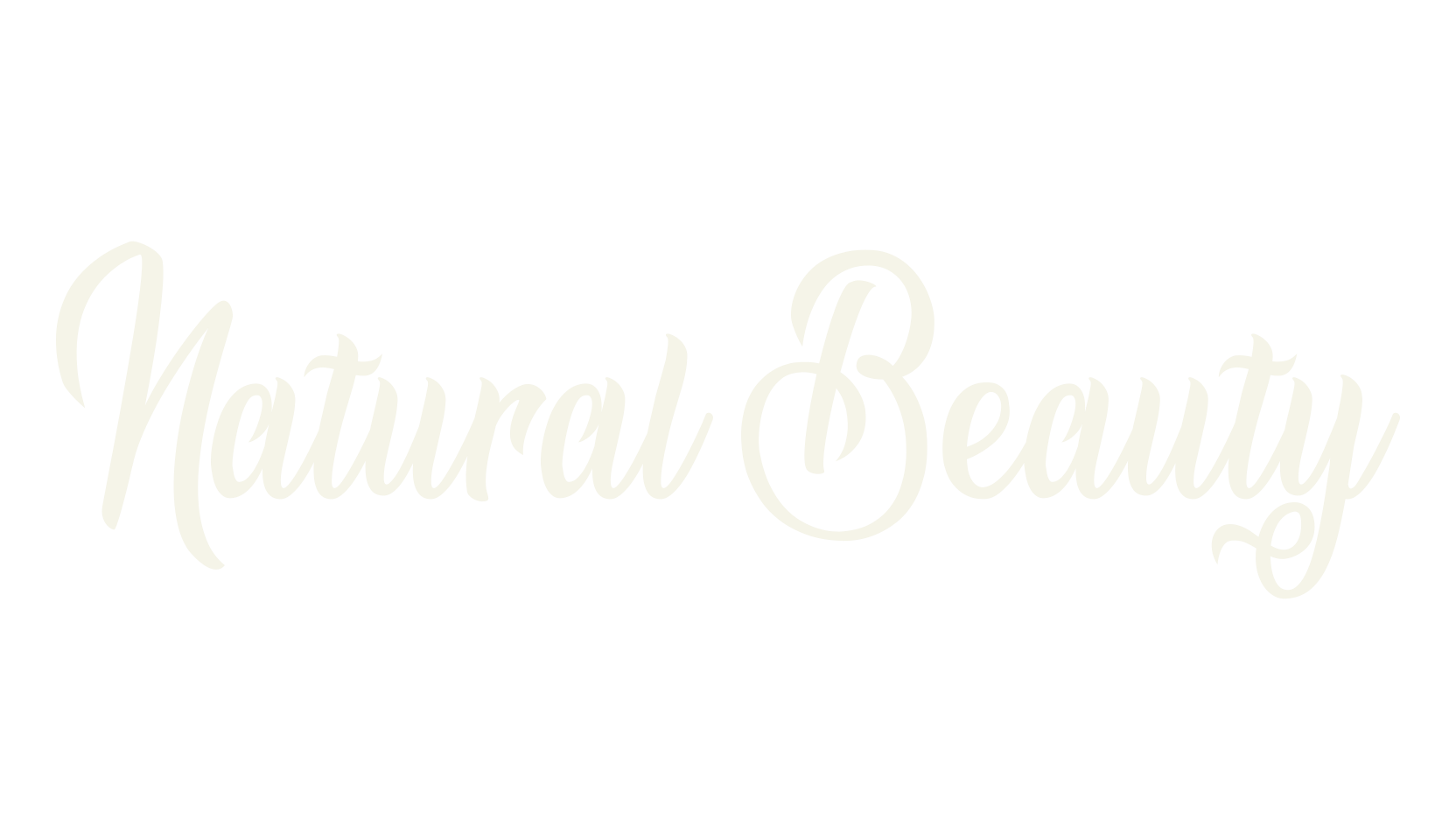 Natural Beauty, fashion script font preview