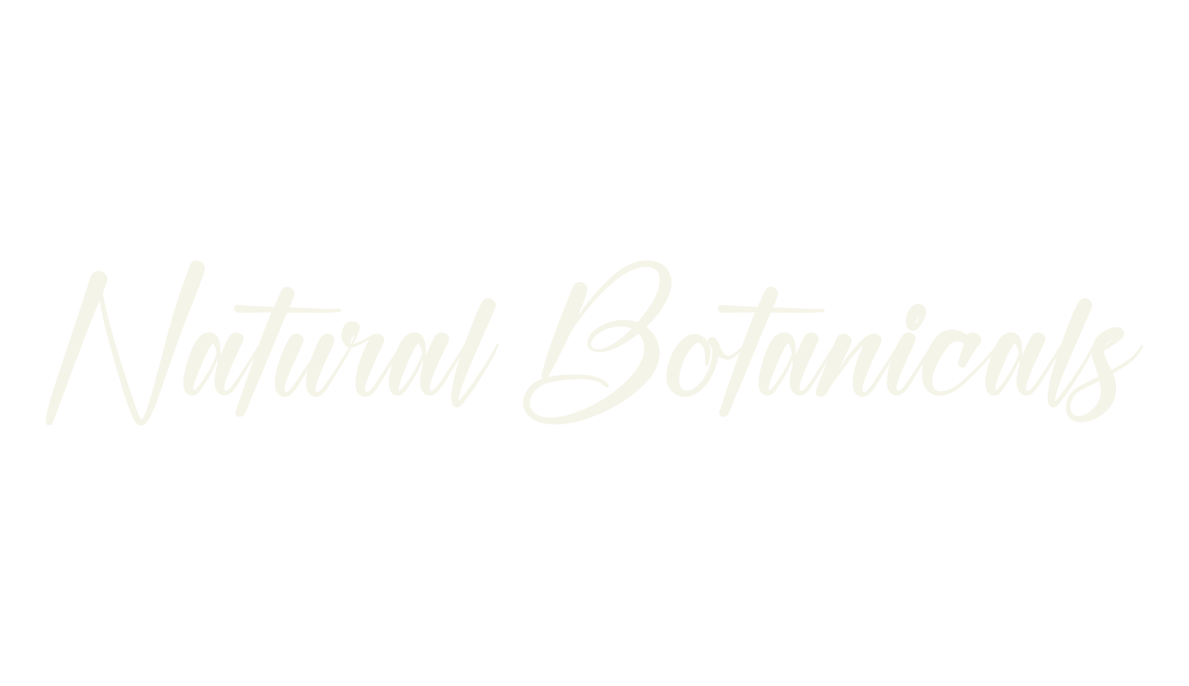 Natural Botanicals, calligraphy font preview