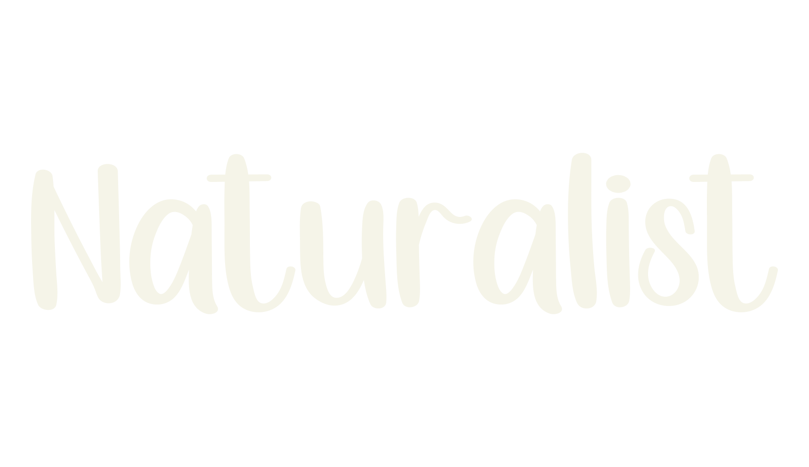 Naturalist, cute font preview
