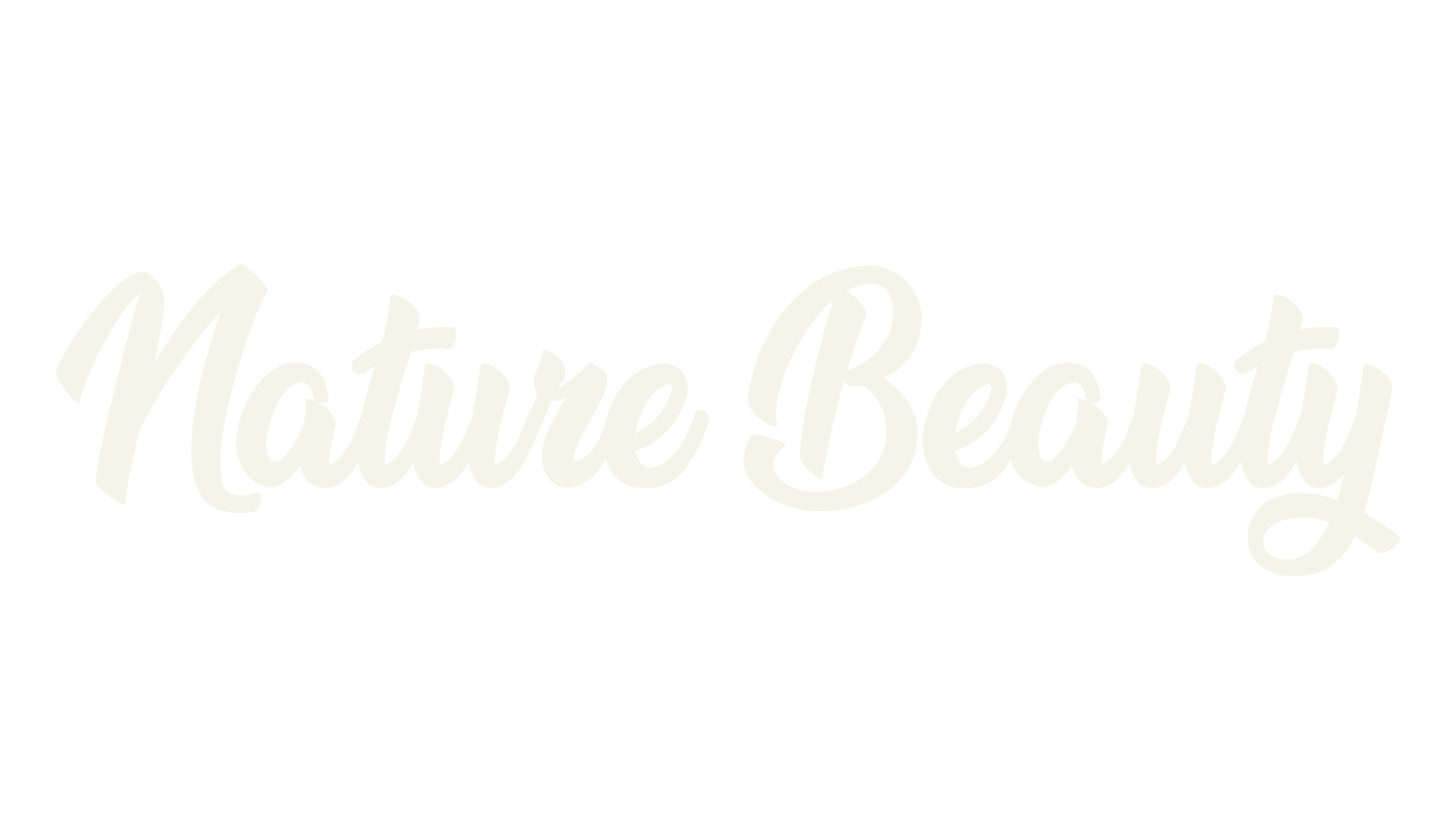 Nature Beauty, fashion script font preview
