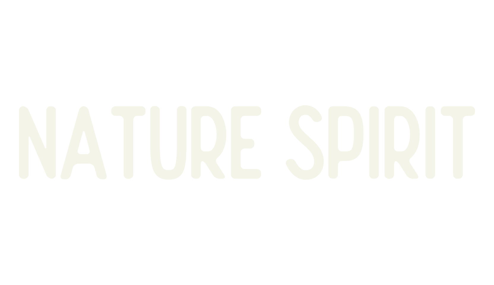 Nature Spirit, sans serif font preview