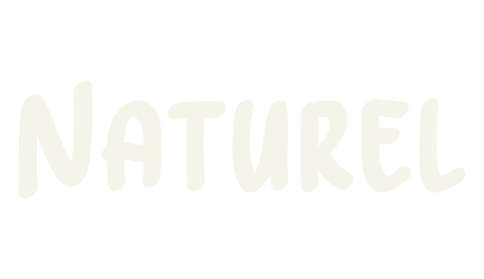 Naturel, handwritten font preview