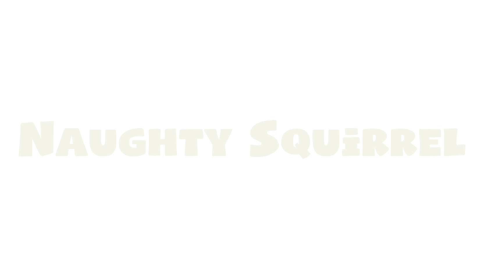 Naughty Squirrel, 3d font preview