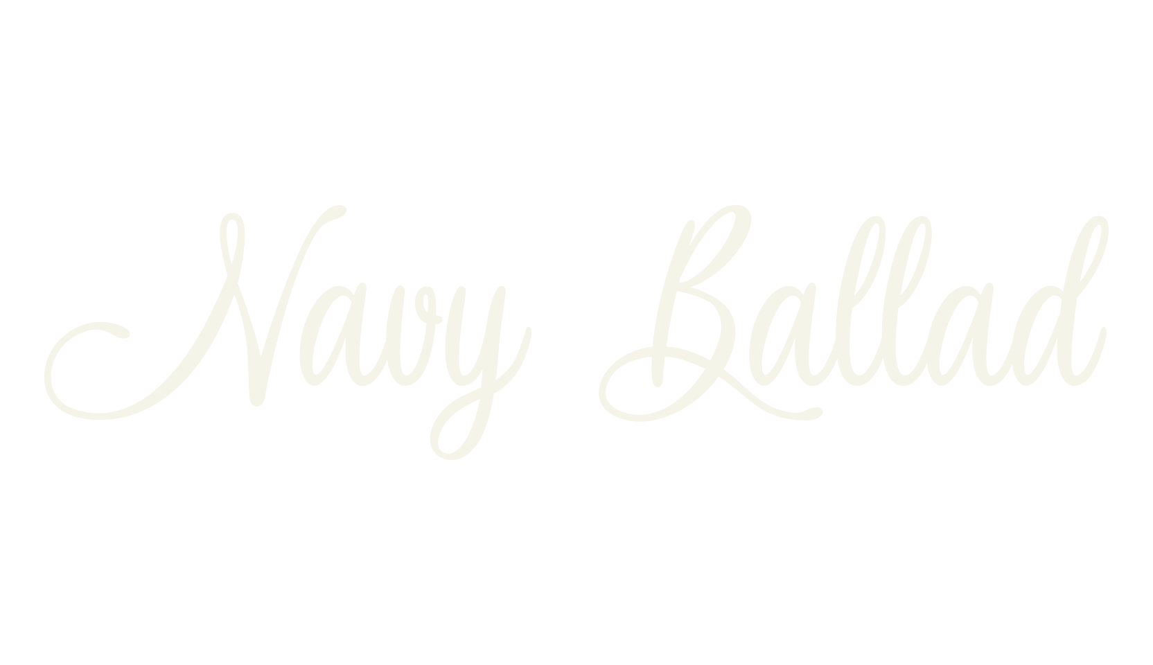 Navy Ballad, flourish font preview