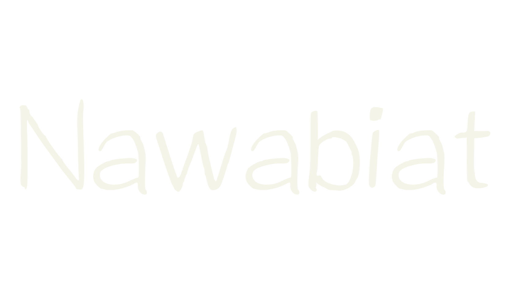 Nawabiat, hand drawn font preview