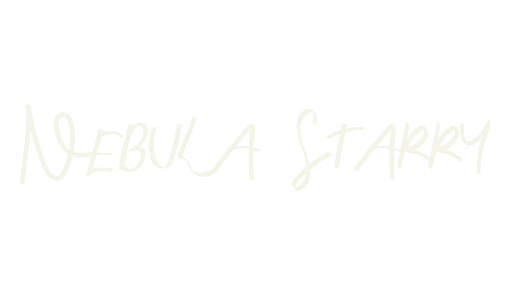 Nebula Starry, bold font preview