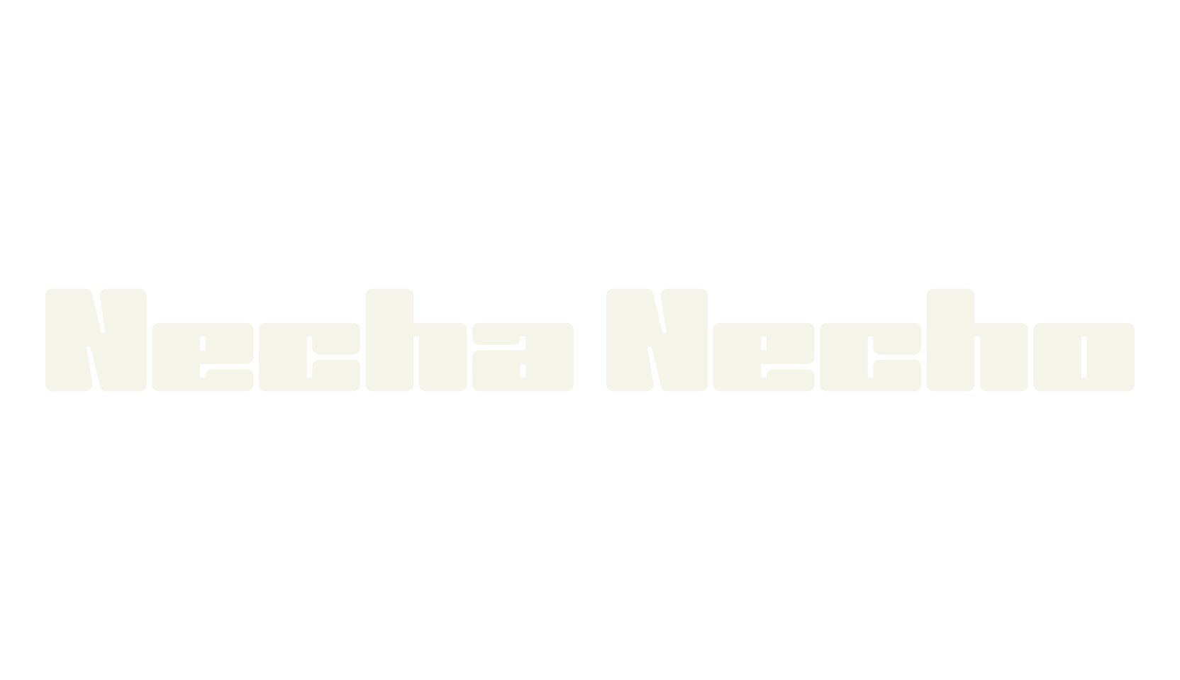 Necha Necho, bold font preview