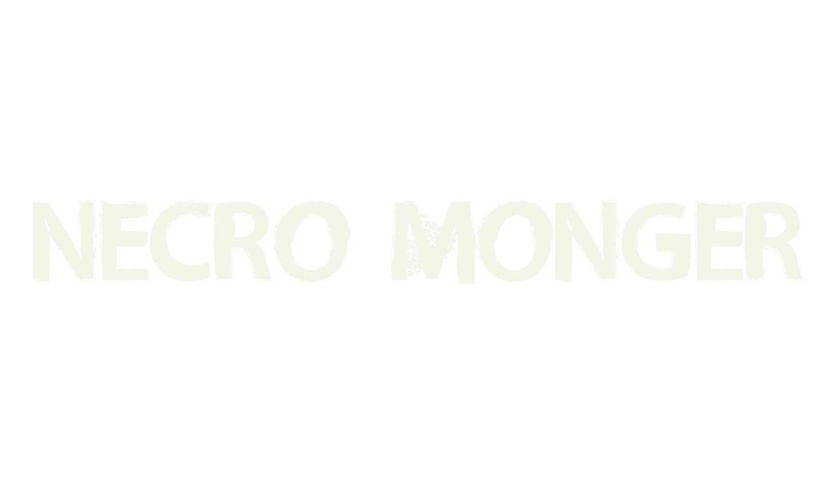 Necro Monger, display market font preview
