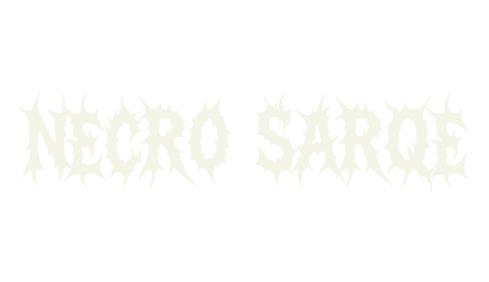 Necro Sarqe, death metal font preview