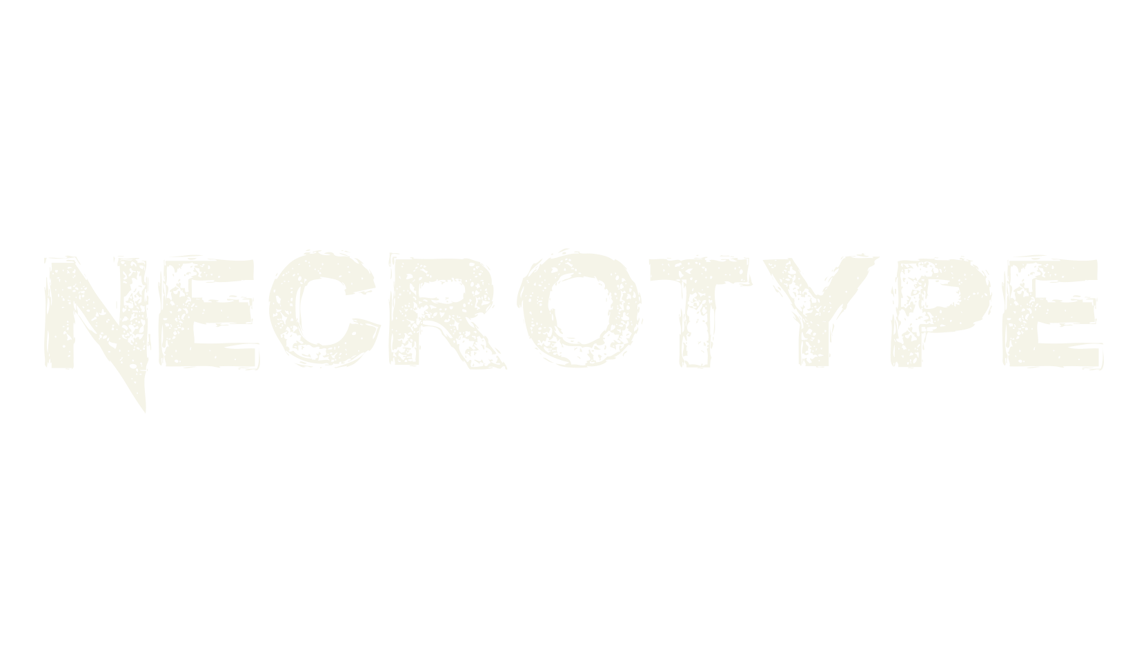 Necrotype, display market font preview