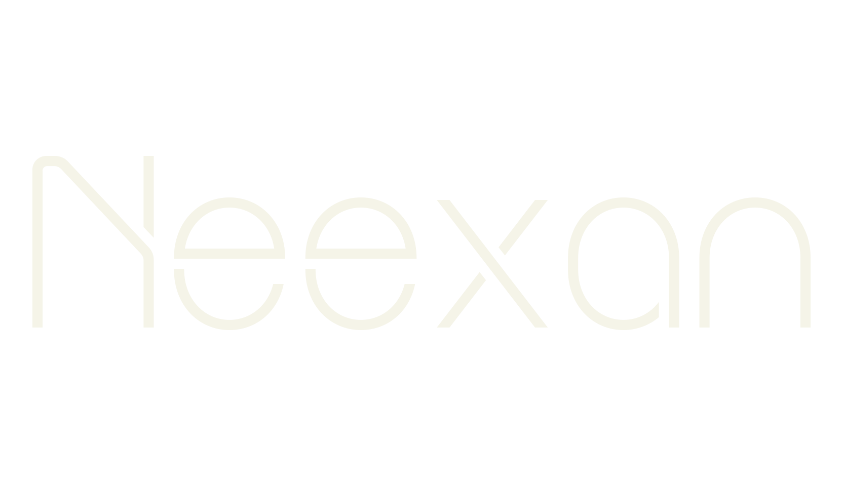 Neexan, cyber font preview