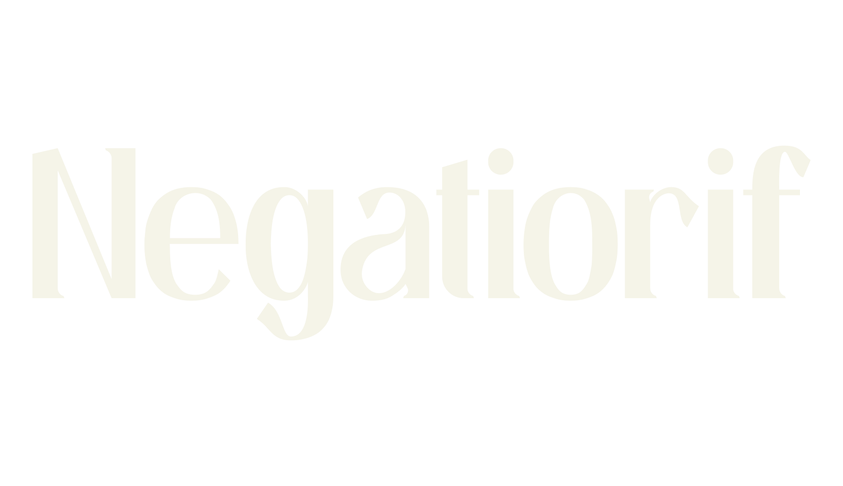Negatiorif, sans serif font preview