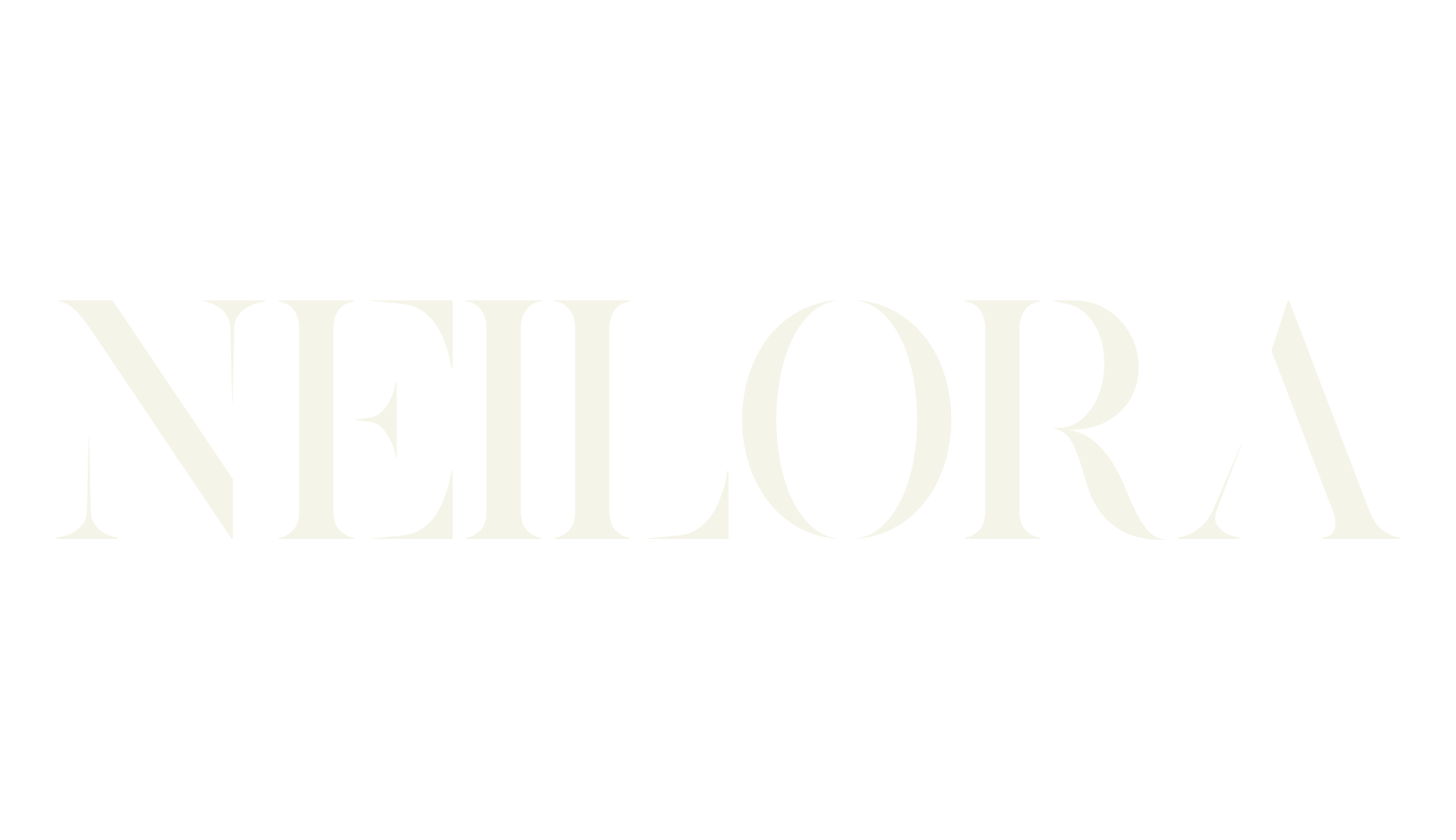 NEILORA, stencil font preview