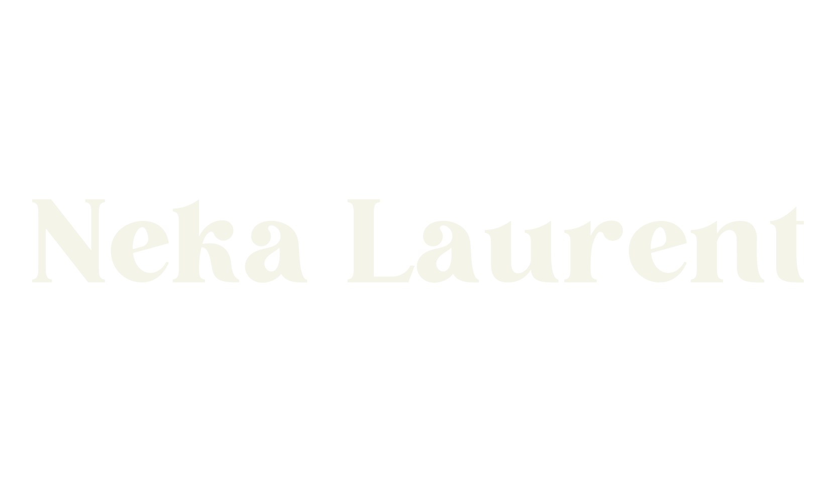 Neka Laurent, magazine font preview