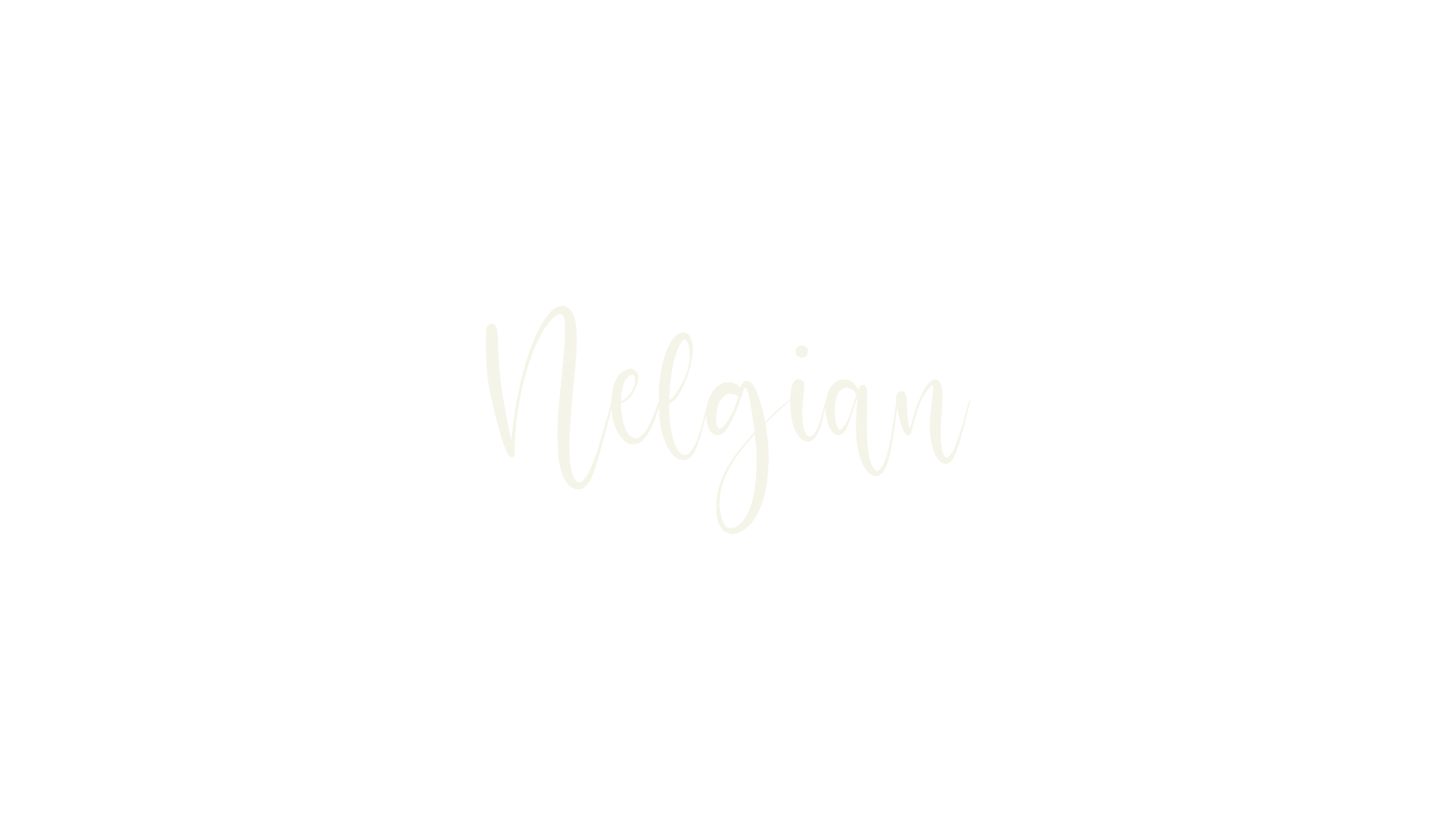 Nelgian, calligraphy font preview