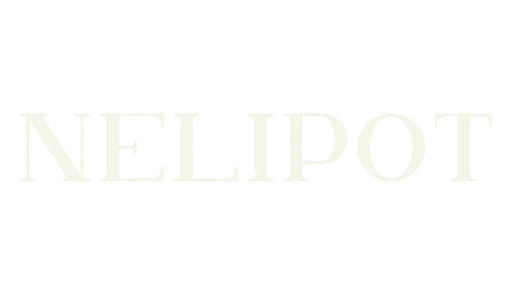 Nelipot, faded font preview