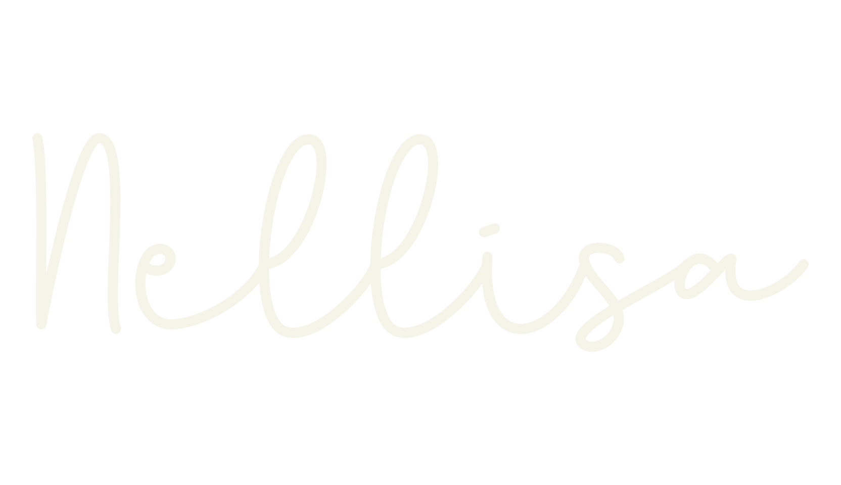 Nellisa, calligraphy font preview