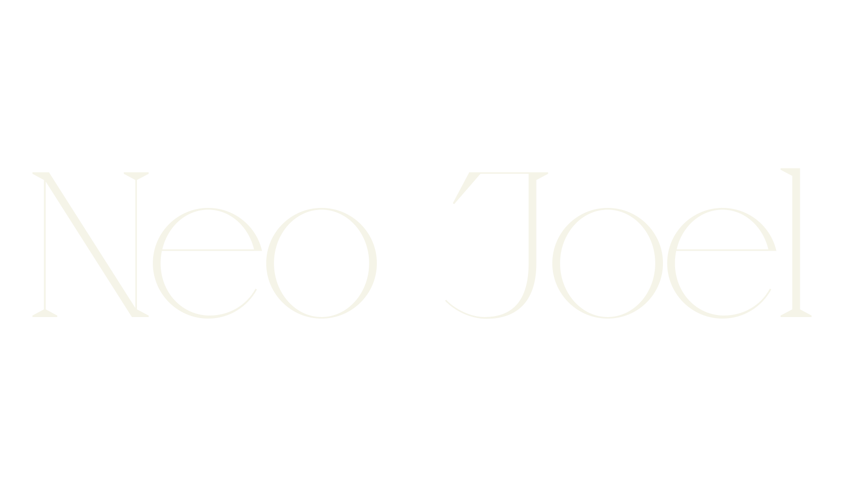 Neo Joel, modern font preview