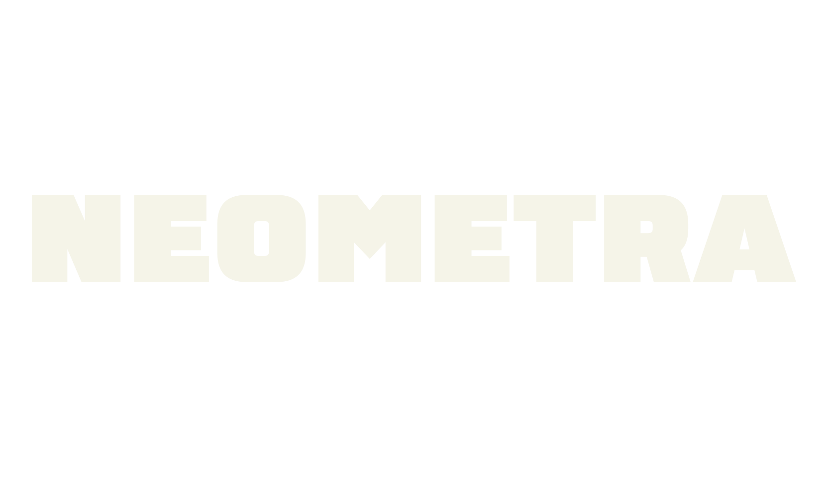 NEOMETRA, thick font preview