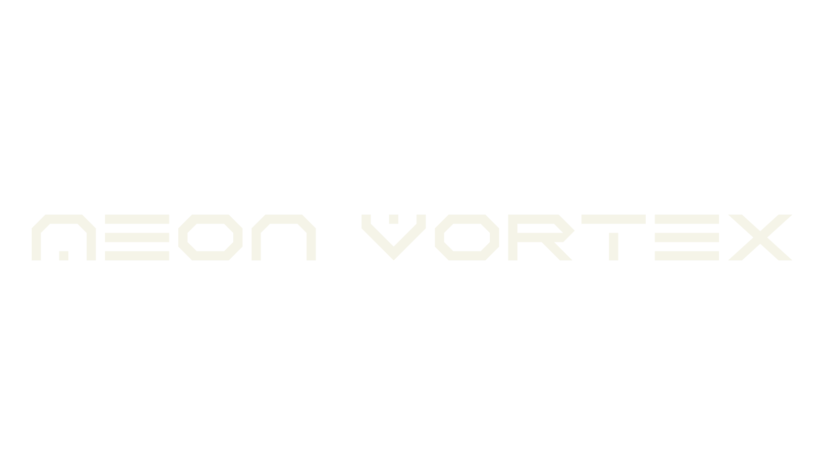 Neon Vortex, display market font preview