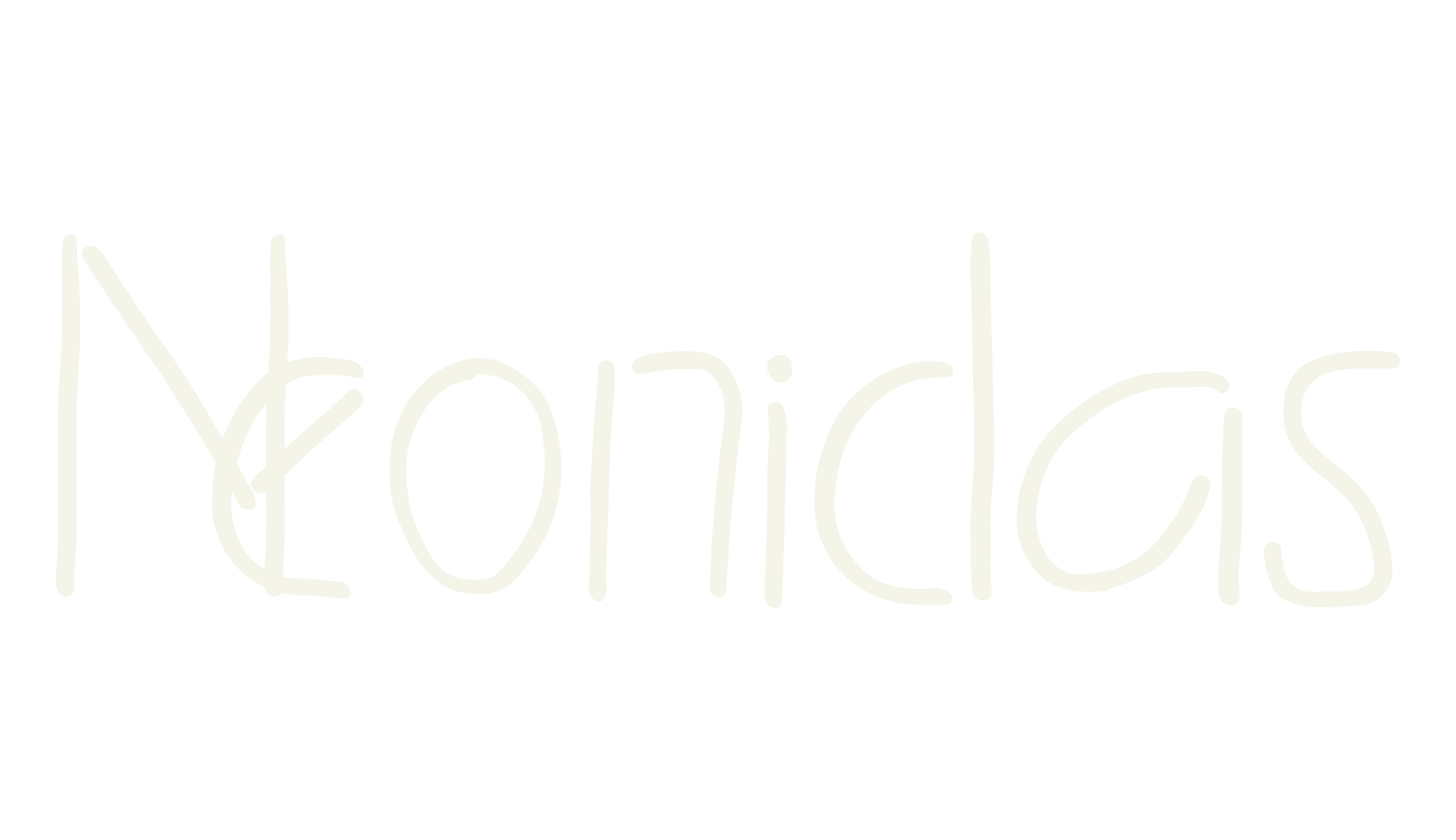 Neonidas, neon font preview