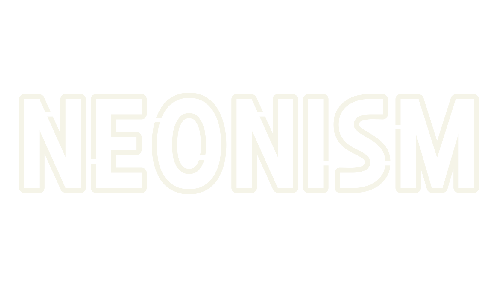 NEONISM, neon font preview