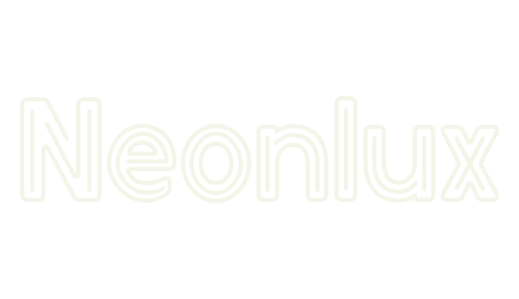 Neonlux, neon font preview