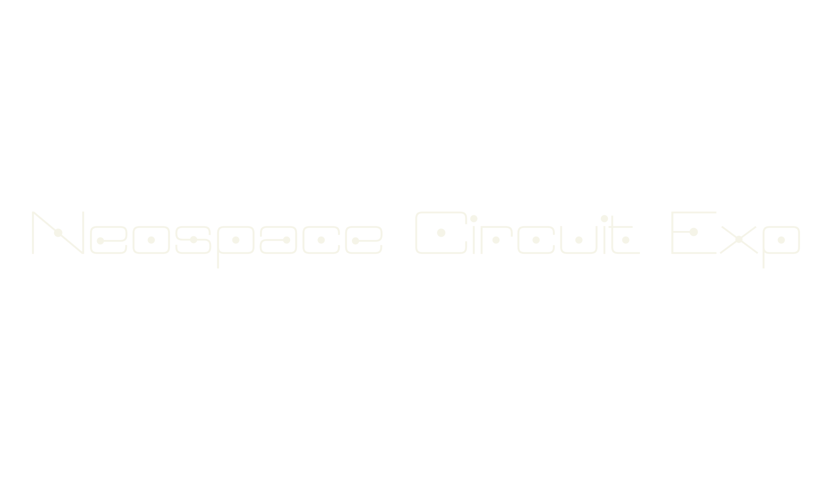 Neospace Circuit Exp, sci-fi font preview