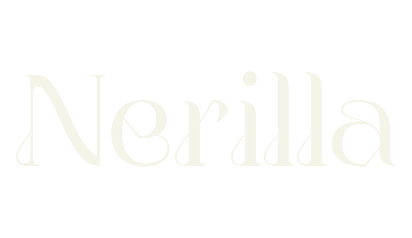 Nerilla, art deco font preview