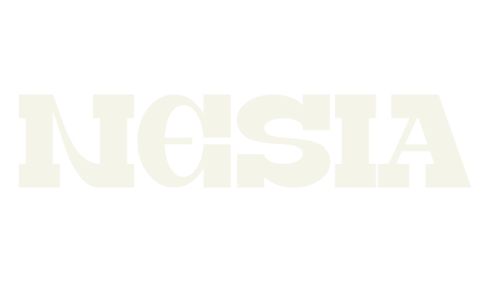 NESIA, serif font preview