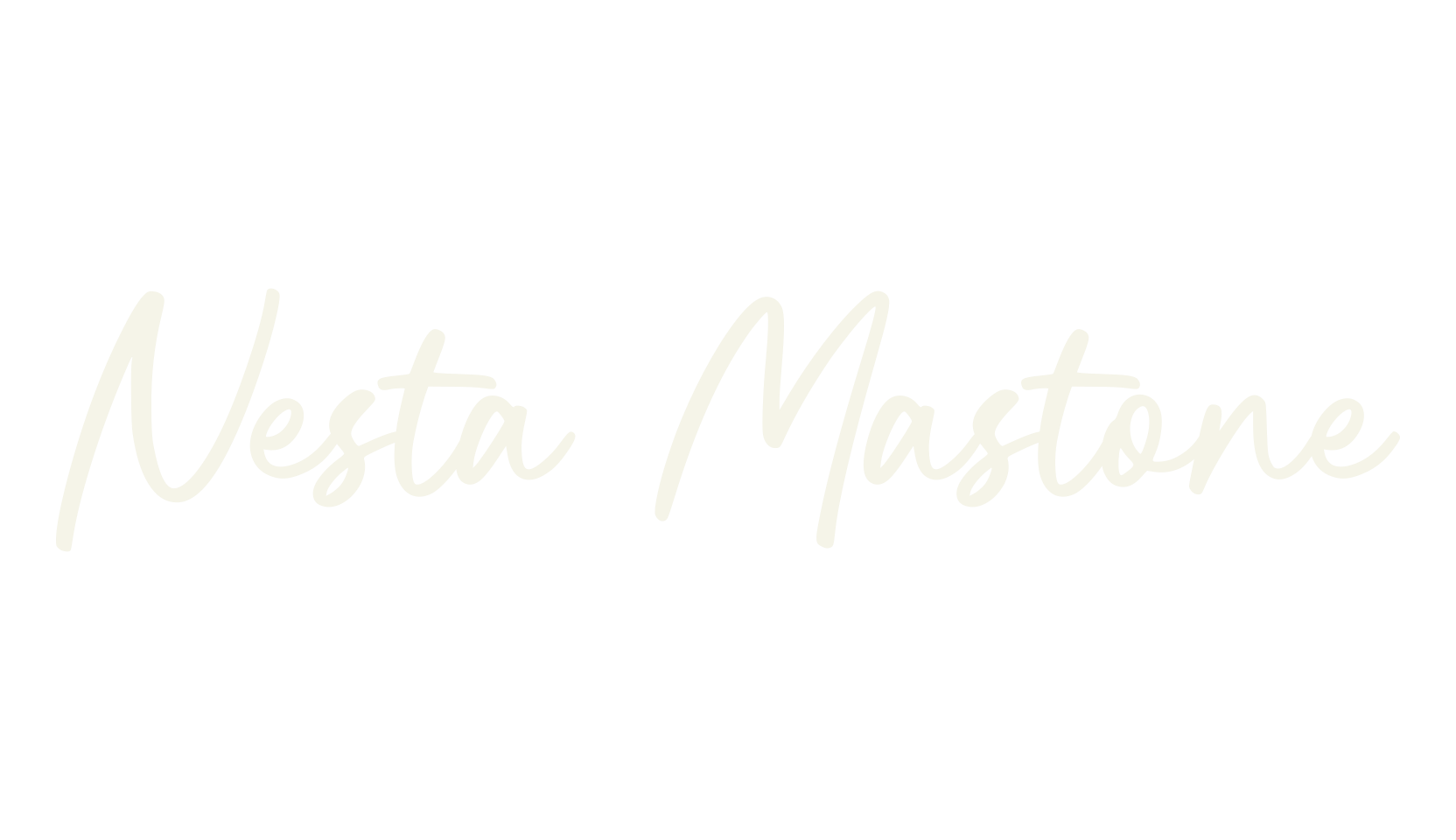 Nesta Mastone, calligraphy font preview