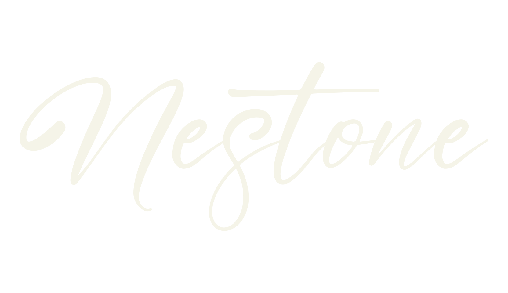 Nestone, script font preview