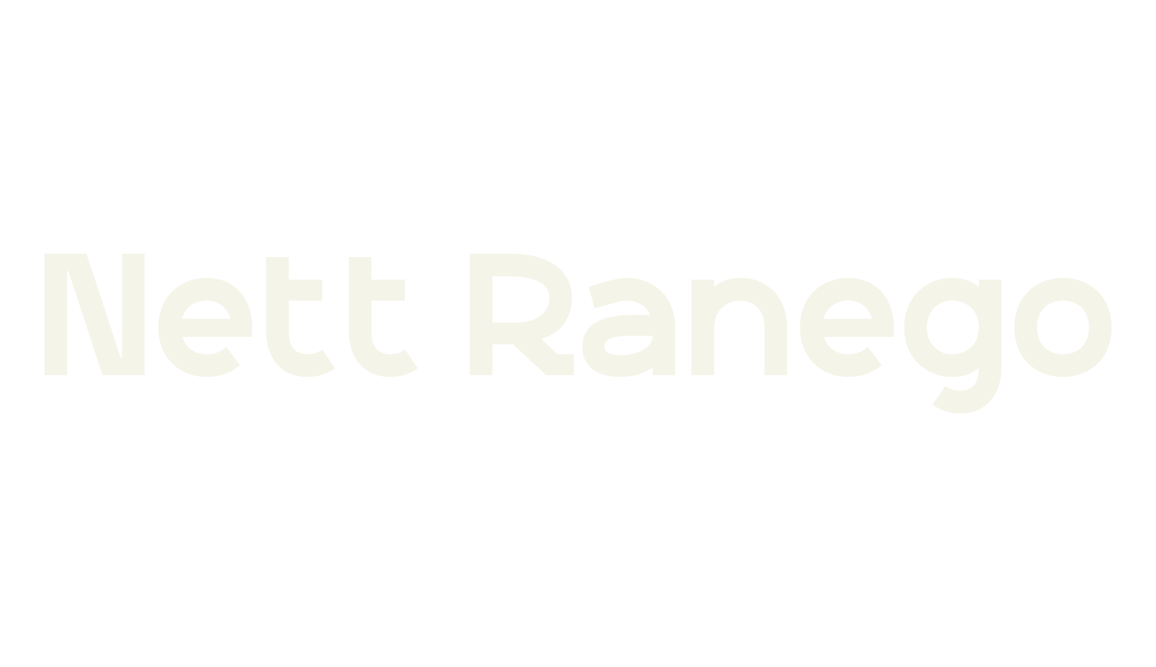 Nett Ranego, sans serif font preview