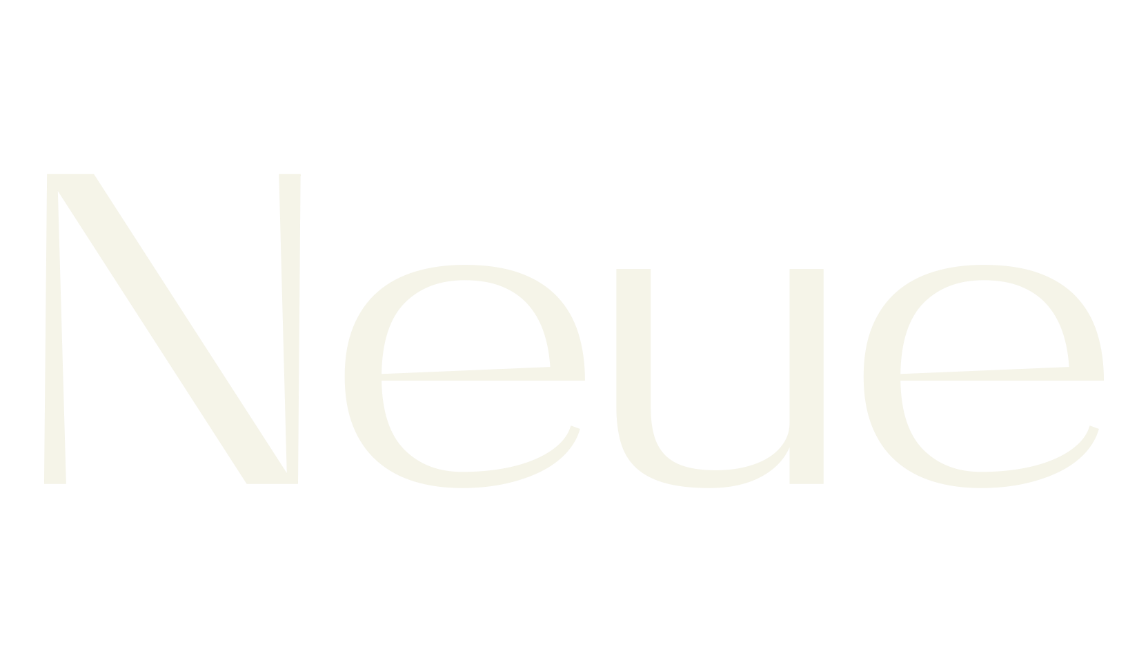 Neue, sans serif font preview